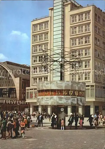 Berlin Urania Weltzeituhr Bahnhof Alexanderplatz  Kat. Berlin