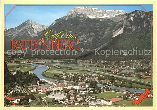 Rattenberg Tirol Fliegeraufnahme  Kat. Rattenberg