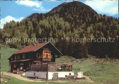 Scheffau Wilden Kaiser Alpengasthof Walleralm  Kat. Scheffau am Wilden Kaiser