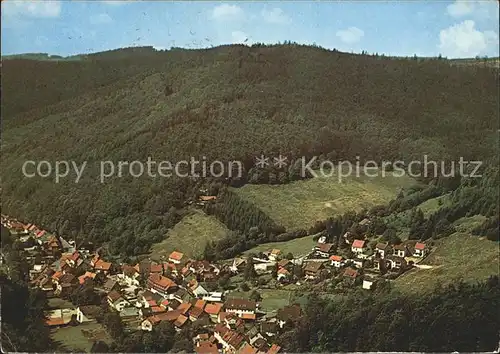 Herzberg Harz Sieber Fliegeraufnahme Kat. Herzberg am Harz