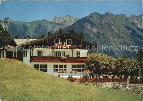 Oberstdorf Gasthof Cafe Schwand  Kat. Oberstdorf