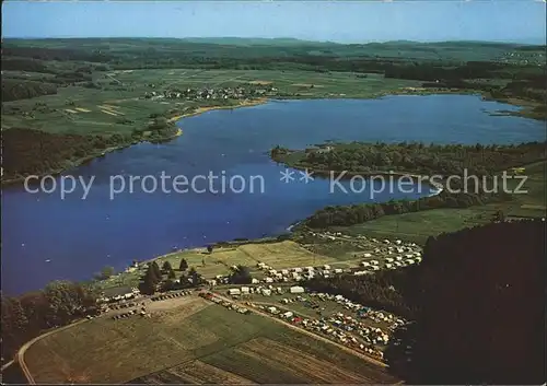 Schmidthahn Fliegeraufnahme Haus Am See  Kat. Steinebach an der Wied