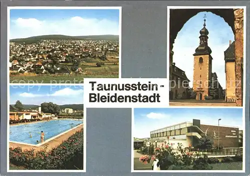 Bleidenstadt Schwimmbad Tor Turm  Kat. Taunusstein