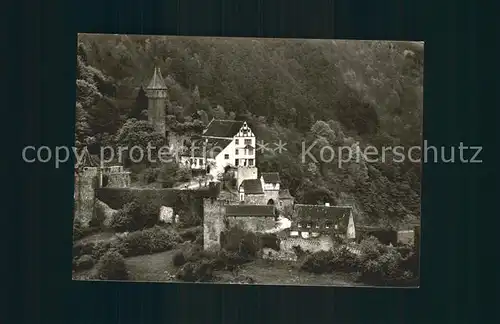 Hirschhorn Neckar Schloss Hotel auf der Burg  Kat. Hirschhorn (Neckar)