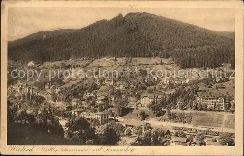 Wildbad Schwarzwald mit Sommerberg Kat. Bad Wildbad