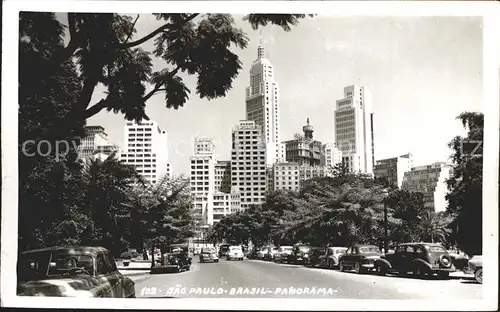 Sao Paulo Strassenpartie Kat. Sao Paulo