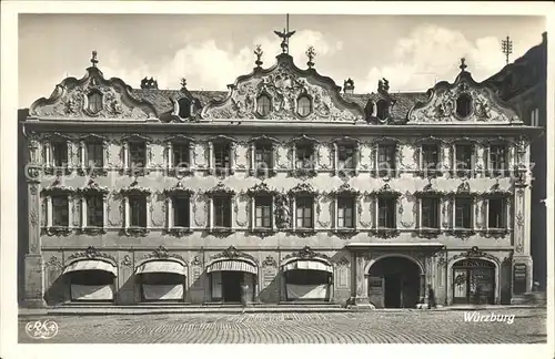 Wuerzburg Haus zum Falken Kat. Wuerzburg