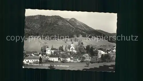 Schwarzau Gebirge mit Obersberg Kat. Schwarzau im Gebirge