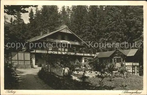 Tabarz Schweizerhaus im Lauchagrund Kat. Tabarz Thueringer Wald