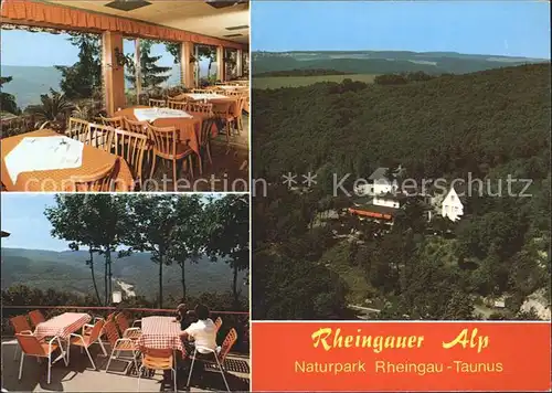 Presberg Rheingau Restaurant Rheingauer Alp Kat. Ruedesheim am Rhein