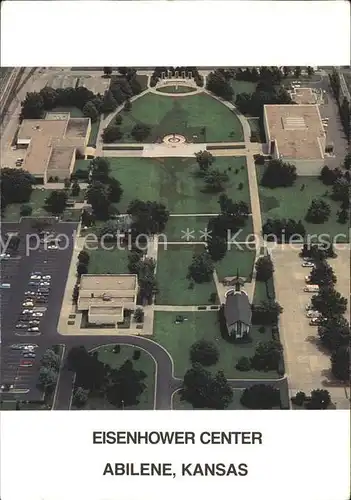 Abilene Kansas Fliegeraufnahme Eisenhower Center Kat. Abilene