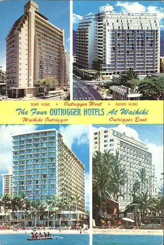 Waikiki The Four Outrigger Hotels Kat. Waikiki Honolulu