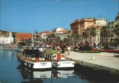 Split Spalato Hafen Kat. Split