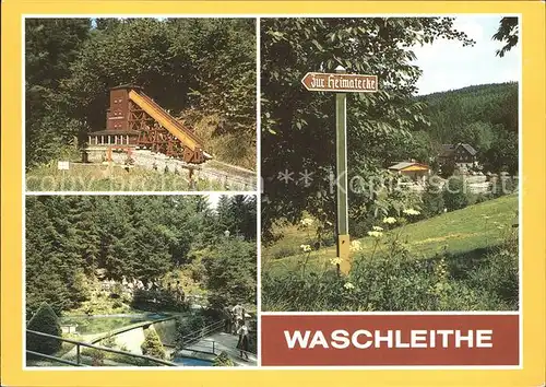 Waschleithe Heimatecke Restaurant Osterlamm Kat. Beierfeld Erzgebirge