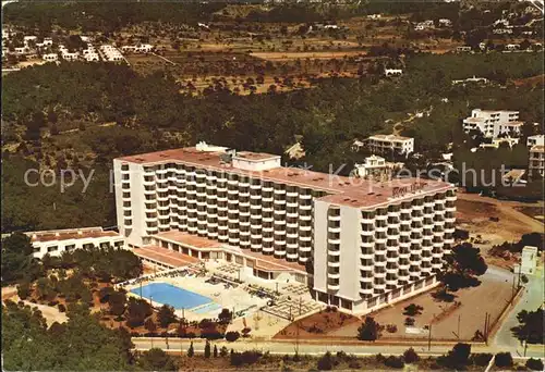 Ibiza Islas Baleares Hotel Tanit Fliegeraufnahme Cala Gracio Kat. Ibiza