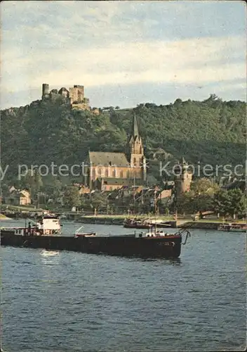 Burg Stahleck Jugendherberge Kat. Bacharach