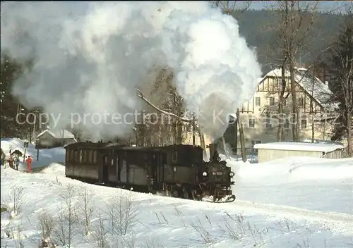 Wolkenstein Erzgebirge Schmalspur Lokomotive 99 Kat. Wolkenstein