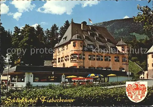 Fieberbrunn Tirol Schlosshotel Cafe Restaurant Bar Kat. Fieberbrunn