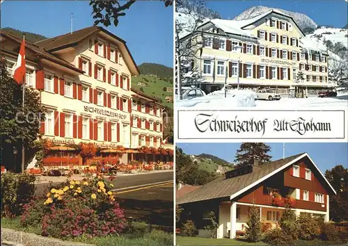 Alt St Johann Hotel Schweizerhof Kat. Alt St Johann