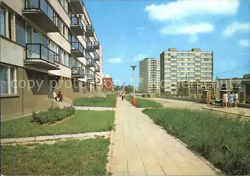 Tabor Suedboehmen Strassenpartie Wohngebiet Kat. Tabor