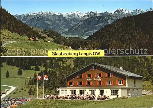 Glaubenberg Langis Hotel Restaurant Kat. Glaubenberg