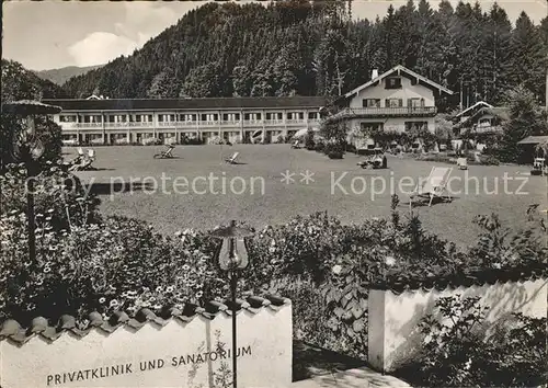 Bad Wiessee Jaegerwinkel Sanatorium Kat. Bad Wiessee