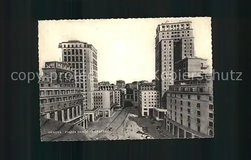 Genova Genua Liguria Piazza Dante  Kat. Genova