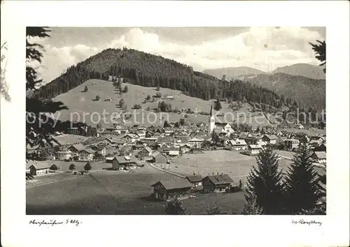 Oberstaufen Fliegeraufnahme Kat. Oberstaufen