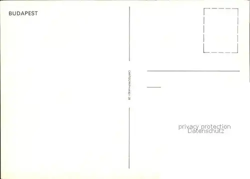 Budapest Lageplan Kat. Budapest