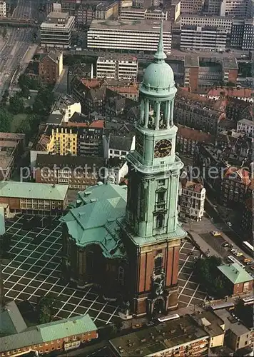 Hamburg Fliegeraufnahme St. Michaelis Kat. Hamburg