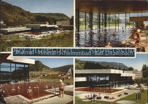 Bad Ditzenbach Thermal Mineral Schwimmbad  Kat. Bad Ditzenbach