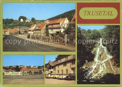 Trusetal Eisensteinstrasse HO Gaststaette Wasserfall  Kat. Trusetal