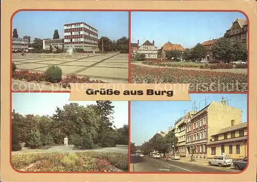 Burg Magdeburg Rolandplatz Hermann Matern Haus Goethepark  Kat. Burg