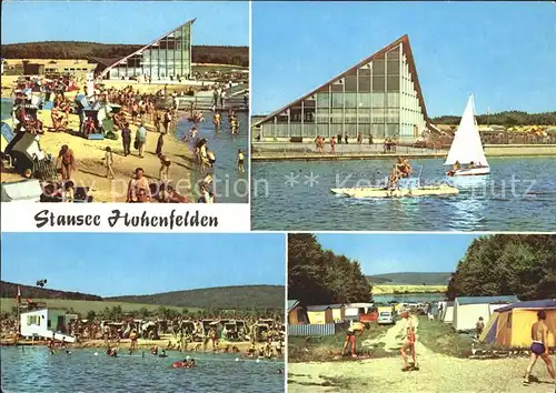 Hohenfelden Segelboot Gebaeude Campingplatz Kat. Hohenfelden
