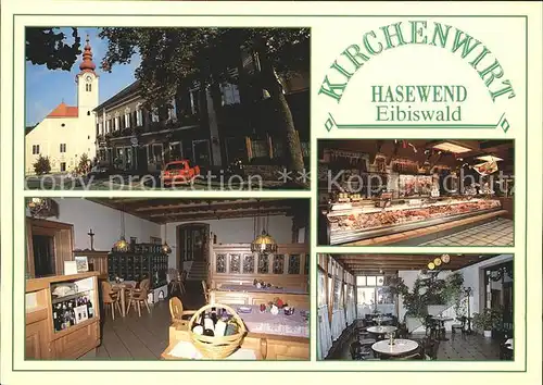 Eibiswald Steiermark Hasewend Gasthof Kirchenwirt  Kat. Eibiswald