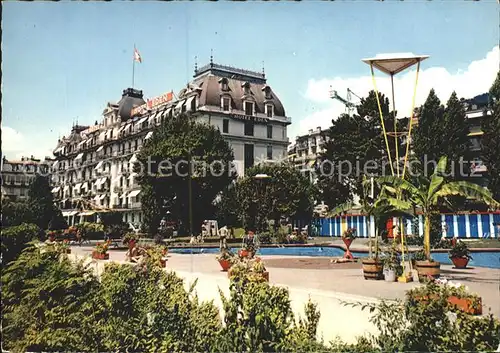 Montreux VD Piscine Casino Hotel Eden  Kat. Montreux