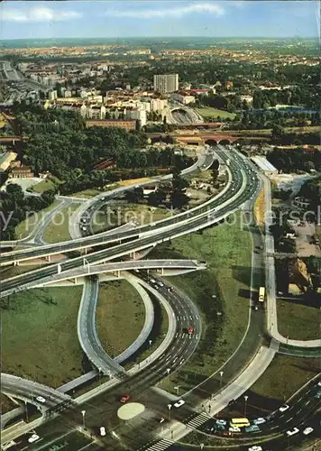 Berlin Fliegeraufnahme Stadtautobahnverteiler Kat. Berlin