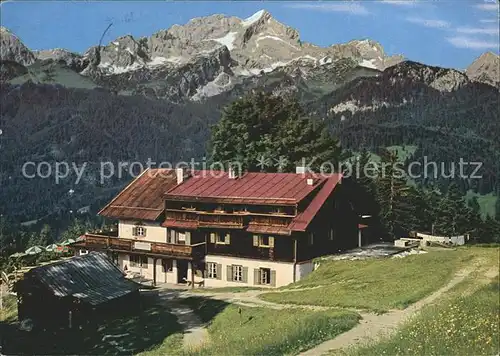 Garmisch Partenkirchen Berggasthof Eckbauer Zugspitze Kat. Garmisch Partenkirchen