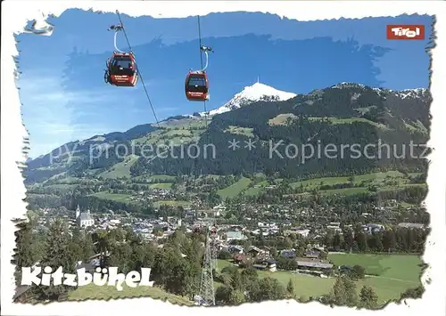 Kitzbuehel Tirol Kitzbueheler Horn neue Hahnenkammbahn Kat. Kitzbuehel