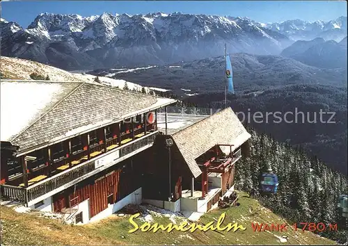 Garmisch Partenkirchen Aussichts Restaurant Sonnenalm  Kat. Garmisch Partenkirchen