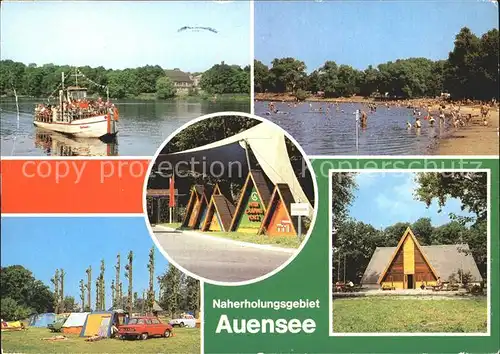 Leipzig Auensee Strandbad Internationale Campingplatz  Kat. Leipzig