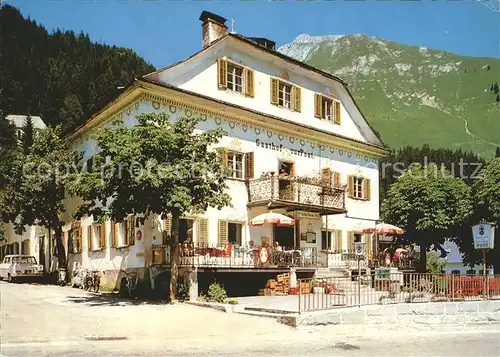 Elbigenalp Gasthof Post  Kat. Elbigenalp Lechtal Tirol