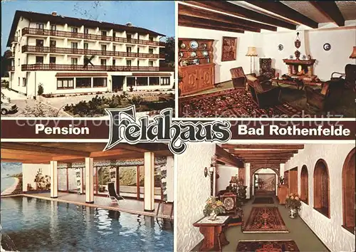 Bad Rothenfelde Pension Feldhaus  Kat. Bad Rothenfelde