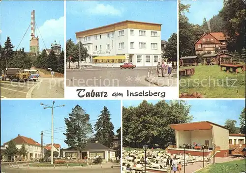 Tabarz Grosser Inselsberg Hotel Tabarzer Hof Kurpark Winkelhof  Kat. Tabarz Thueringer Wald