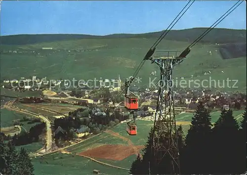 Oberwiesenthal Erzgebirge Luftseilbahn Kat. Oberwiesenthal