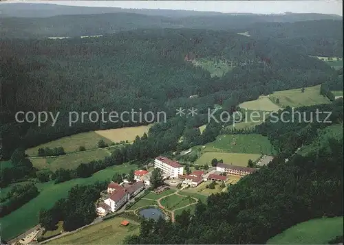 Neukirchen Knuellgebirge Fliegeraufnahme Rehabilitationscentrum Urbachtal Kat. Neukirchen