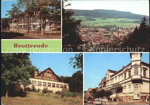 Brotterode Dr. Theodor Neubauer Oberschule Grossen Inselsberg Klubhaus  Kat. Brotterode