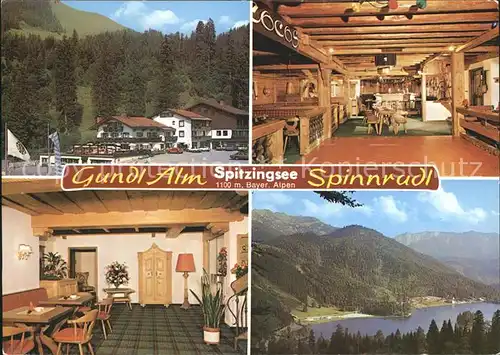 Spitzingsee Hotel Pension Gundl Alm  Kat. Schliersee