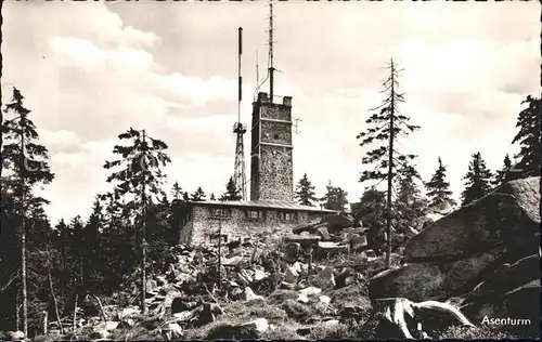 Ochsenkopf Asenturm Fichtelgebirge Kat. Spiegelau