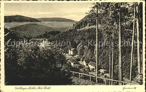 Gehlberg Gehlberger Muehle Thueringer Wald Kat. Gehlberg